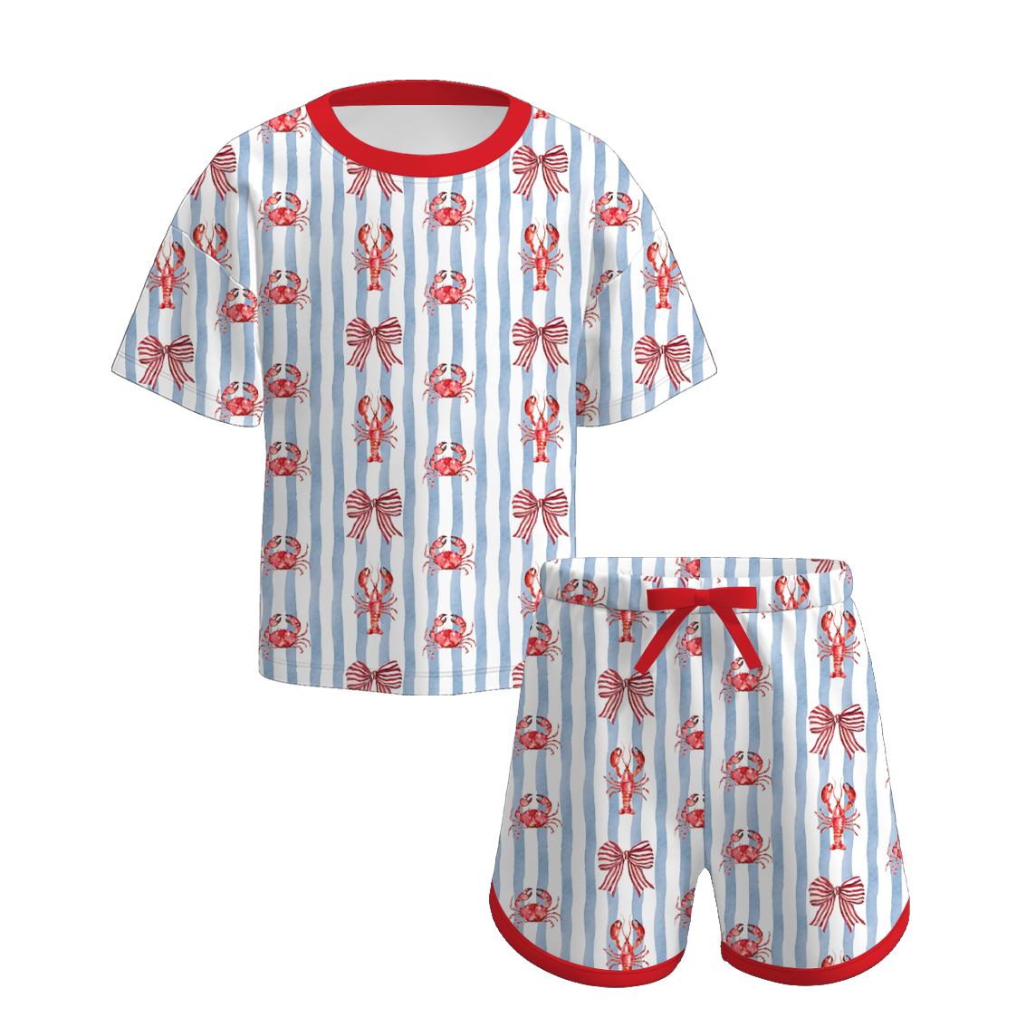 （Pre Order）Mommy and Me Spring&Summer Print Shorts Set