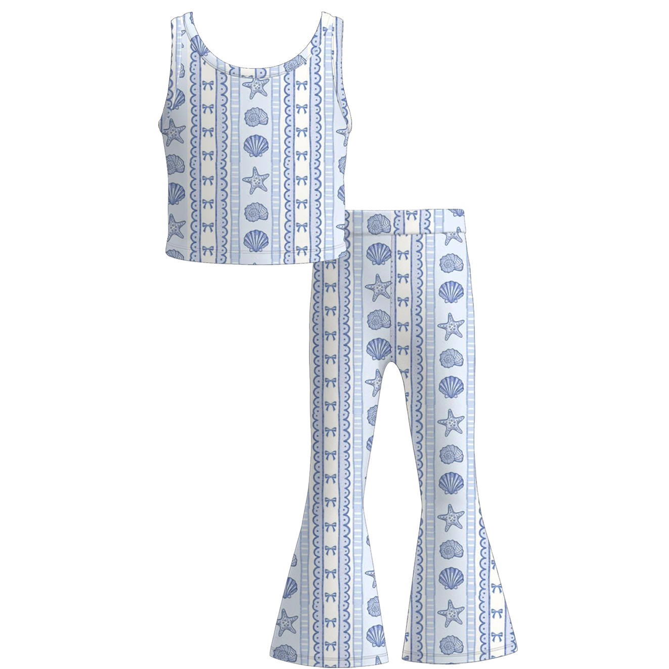 （Pre Order+Prepack Zone）Sisters Seaside Print Dress,Set&Romper