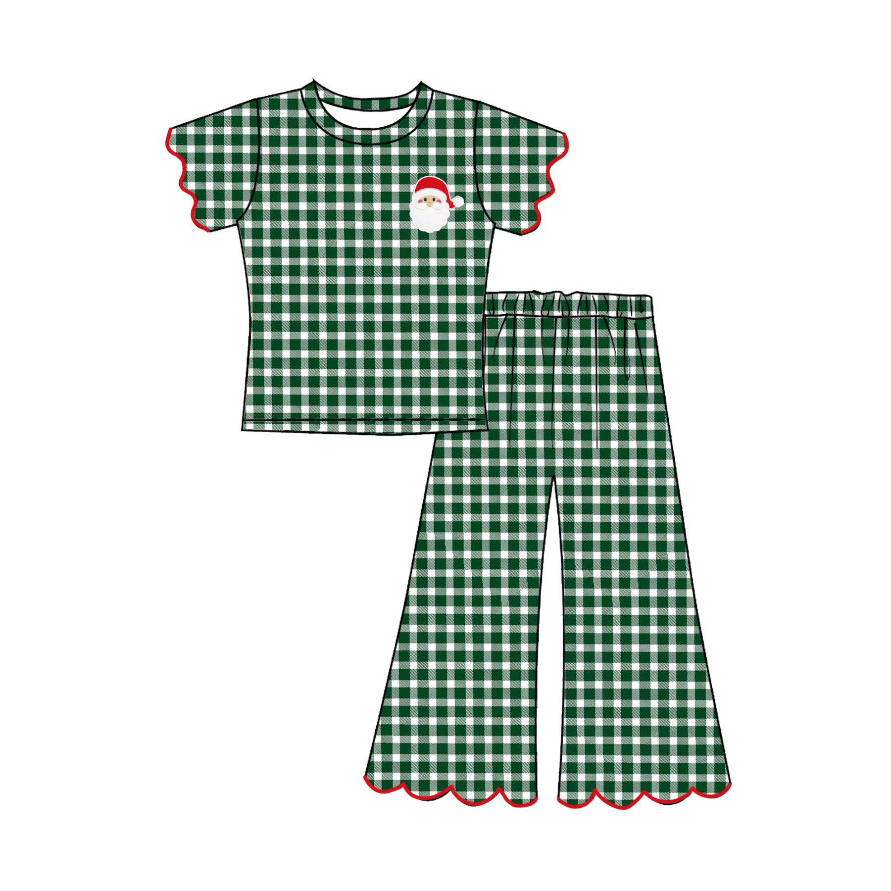 （Weekly Pre-Order）Sisters Christmas Embroidery Scallop Set（Ends 8.9）
