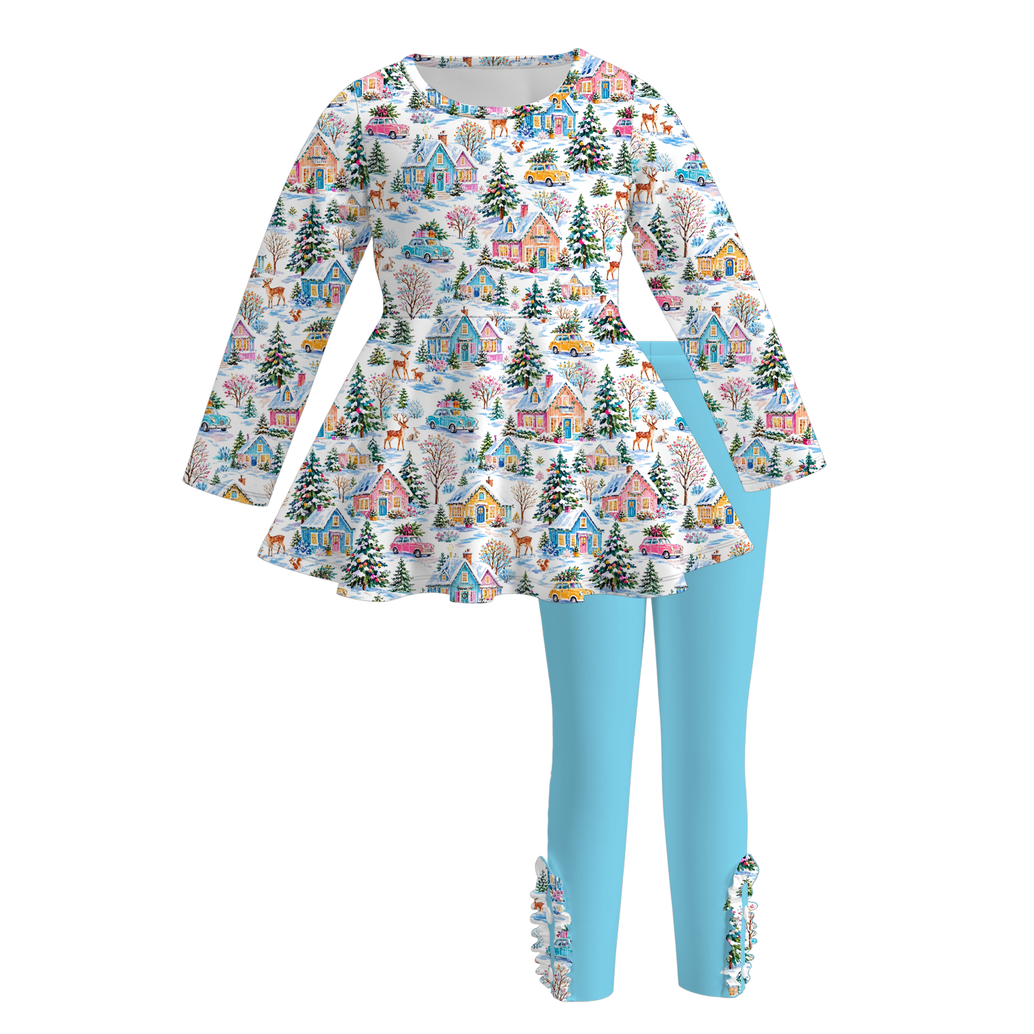（Pre Order）Sisters Christmas Print Outfit Set&Pajamas