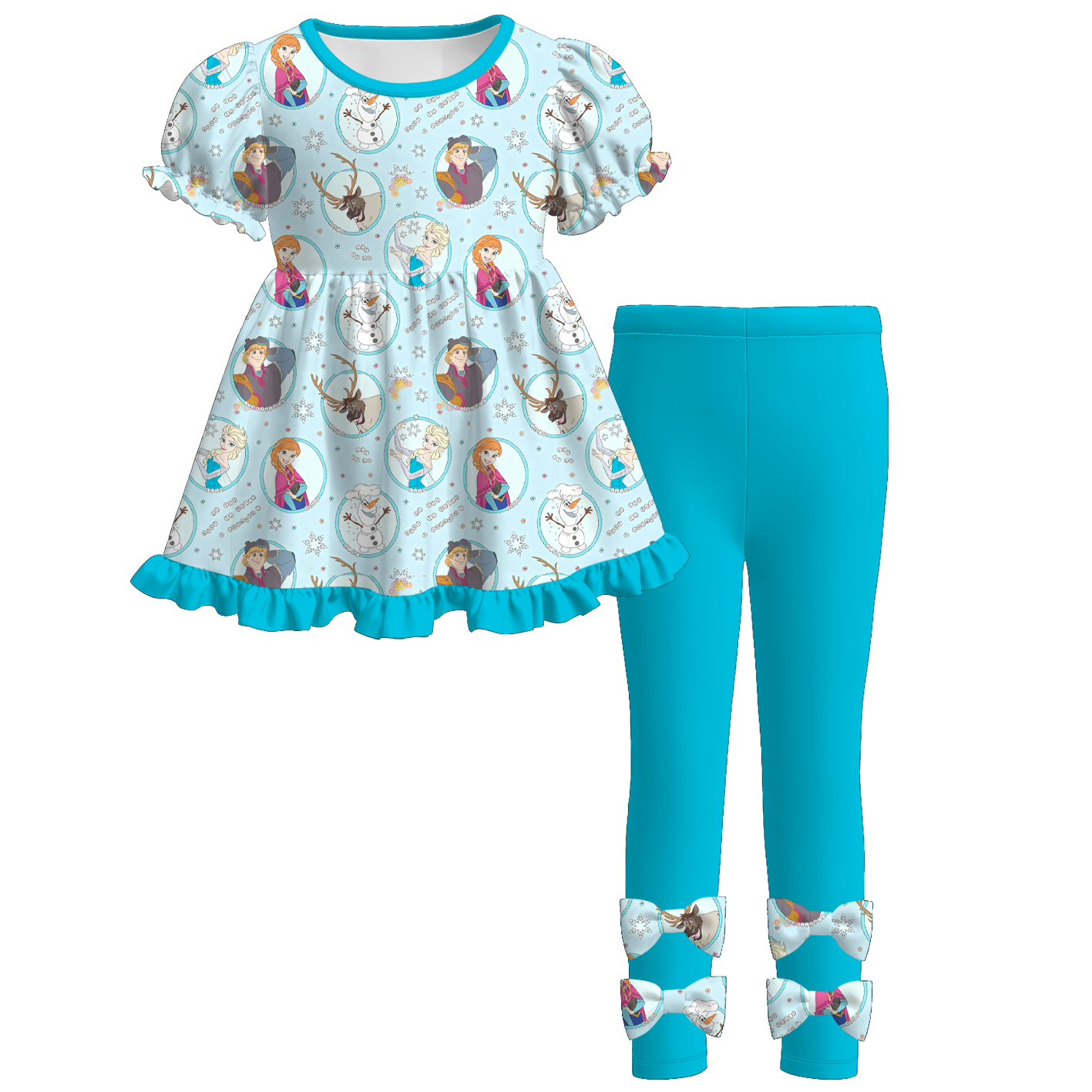 （Weekly Pre-Order）Girls Princess Ruffle Outfit Set（Ends 9.13）
