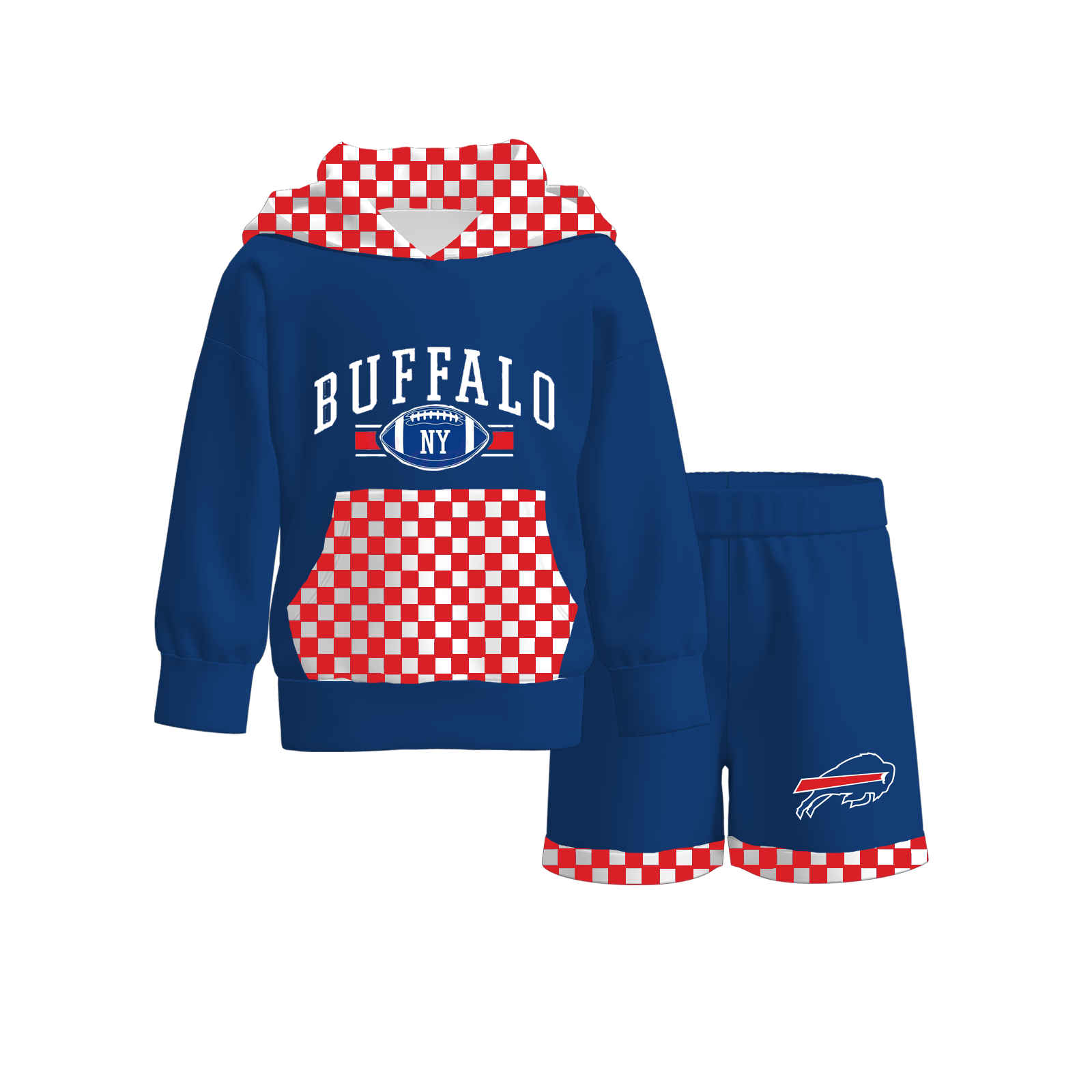 （Weekly Pre-Order）Girls Football Print Hoodie Set（Ends 9.20）