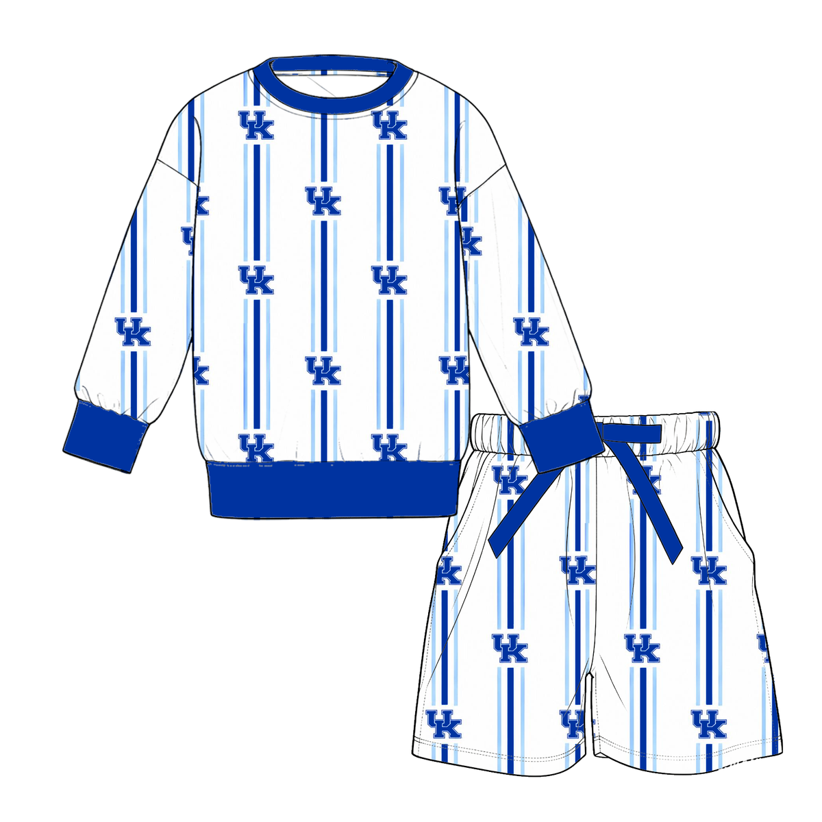 （Weekly Pre-Order）Mommy&Me Football Print Shorts Set（Ends 9.20）
