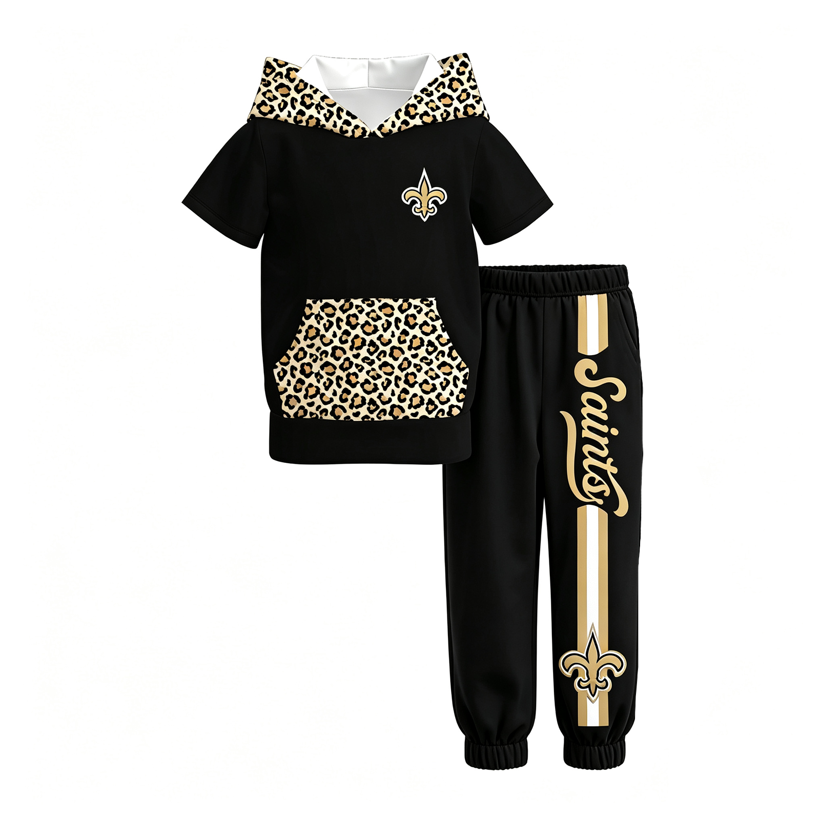（Weekly Pre-Order）Girls Football Print Hoodie Set（Ends 9.20）