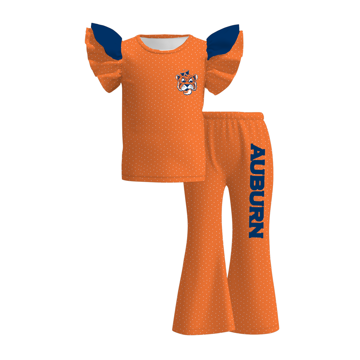 （Weekly Pre-Order）Girls Football Print Ruffle Outfit Set（Ends 9.20）
