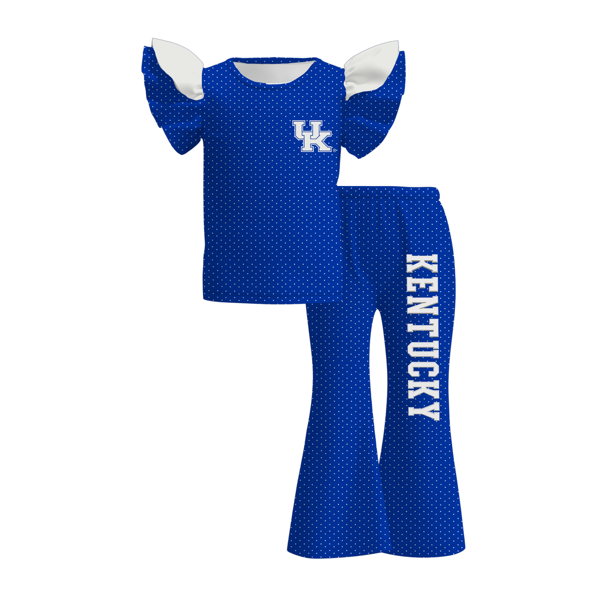 （Weekly Pre-Order）Girls Football Print Ruffle Outfit Set（Ends 9.20）