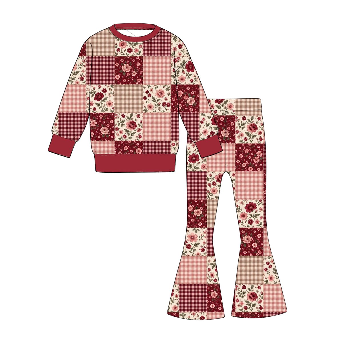 （Weekly Pre-Order）Family Fall Floral Print Dress,Set&Romper（Ends 10.11）