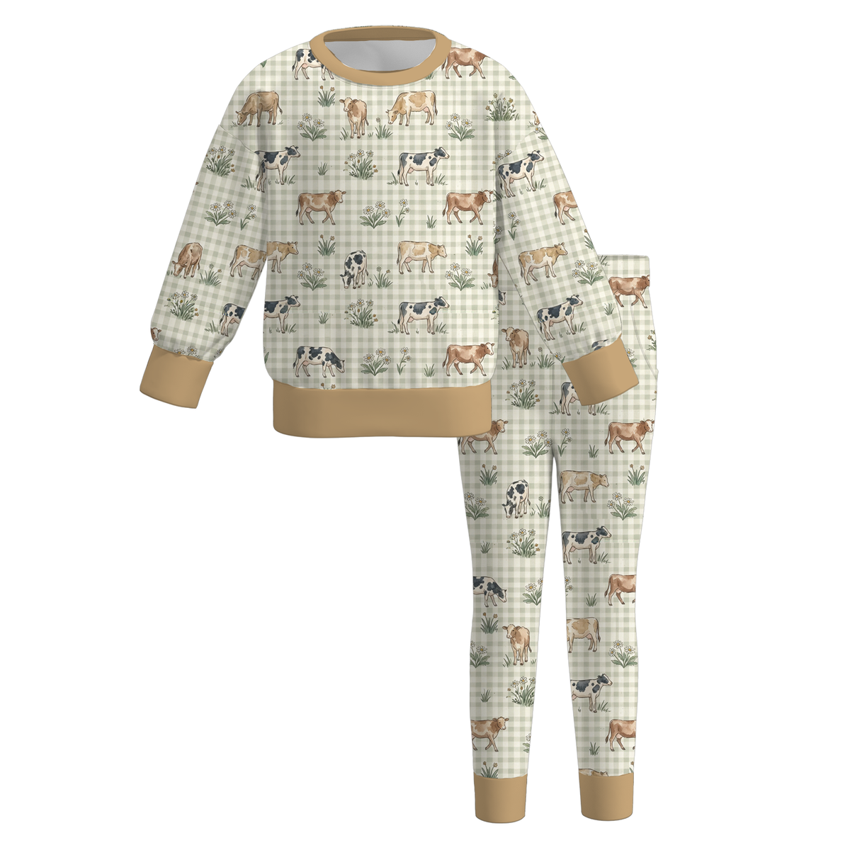（Weekly Pre-Order）Girls Fall Print Outfit Set（Ends 10.11）