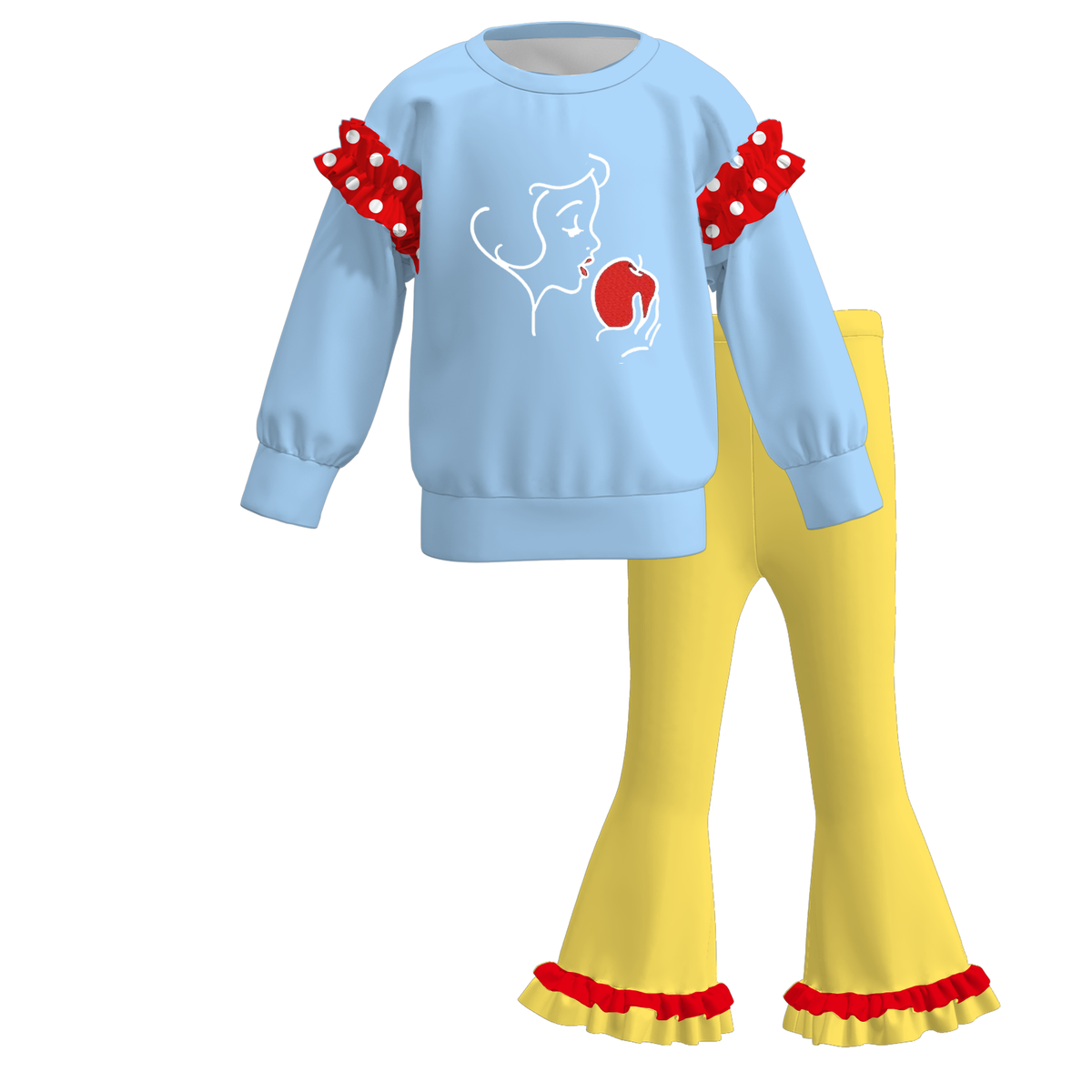 （Weekly Pre-Order）Girls Princess Print Outfit Set（Ends 10.28）
