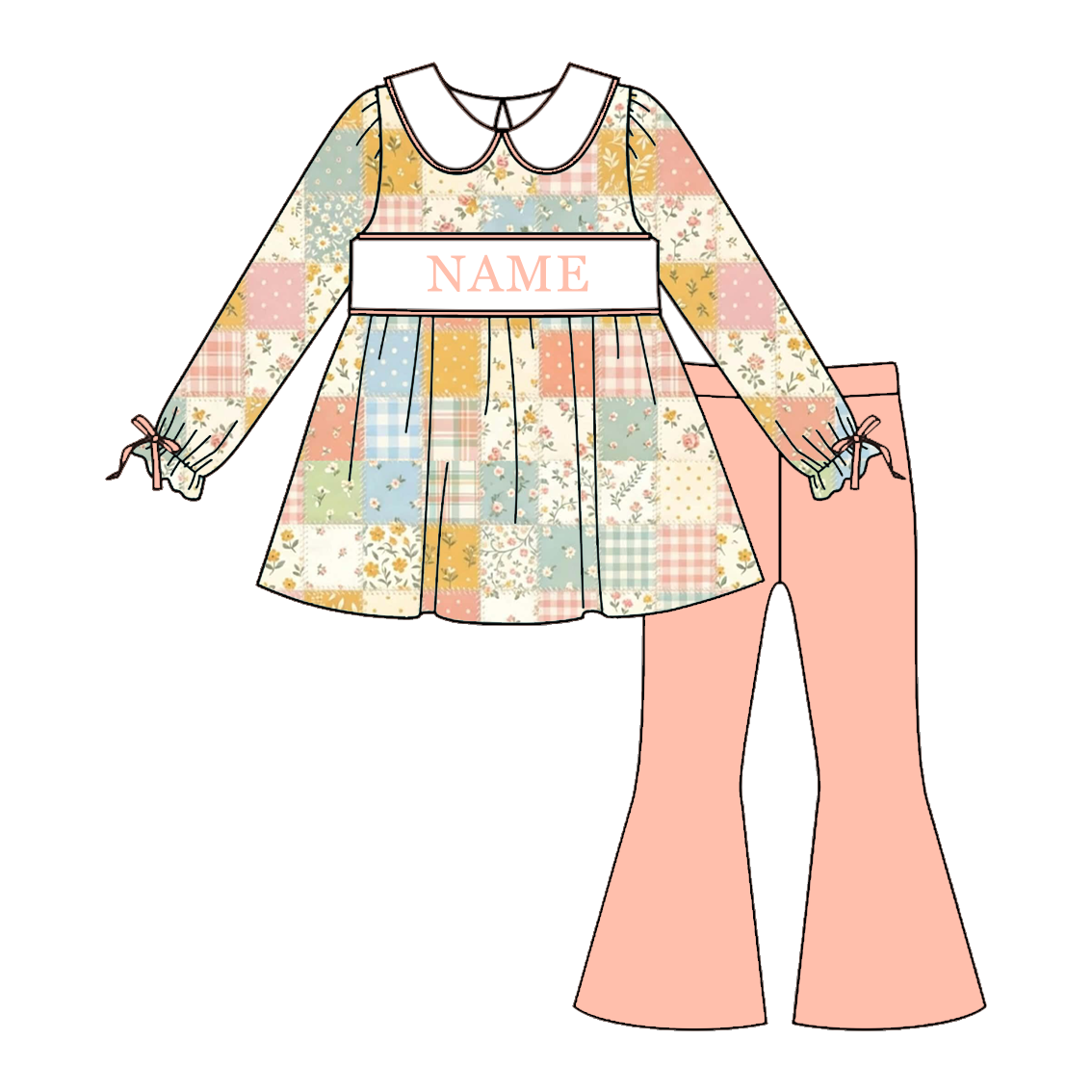 （Weekly Pre-Order）Sisters Spring&Summer Floral Embroidery Smocked Dress,Set&Romper（Ends 10.28）