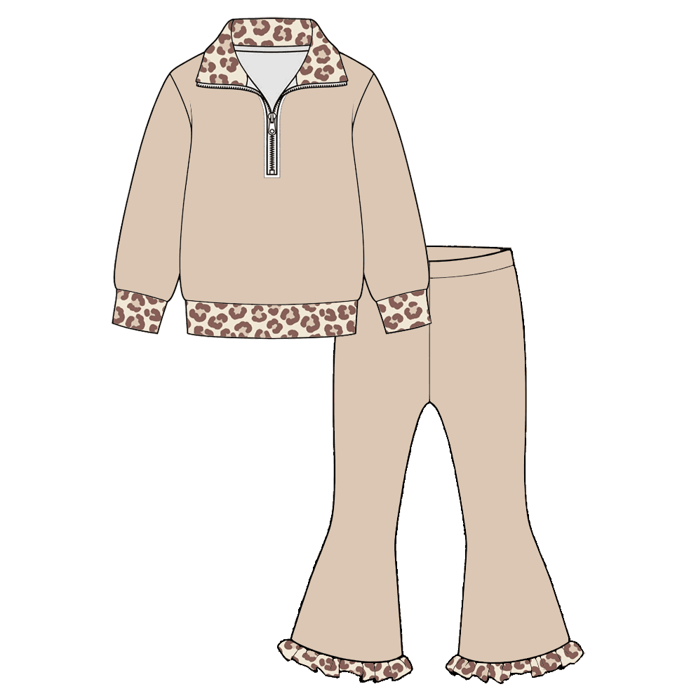 （Weekly Pre-Order）Girls Fall&Winter Zipper Outfit Set（Ends 10.6）