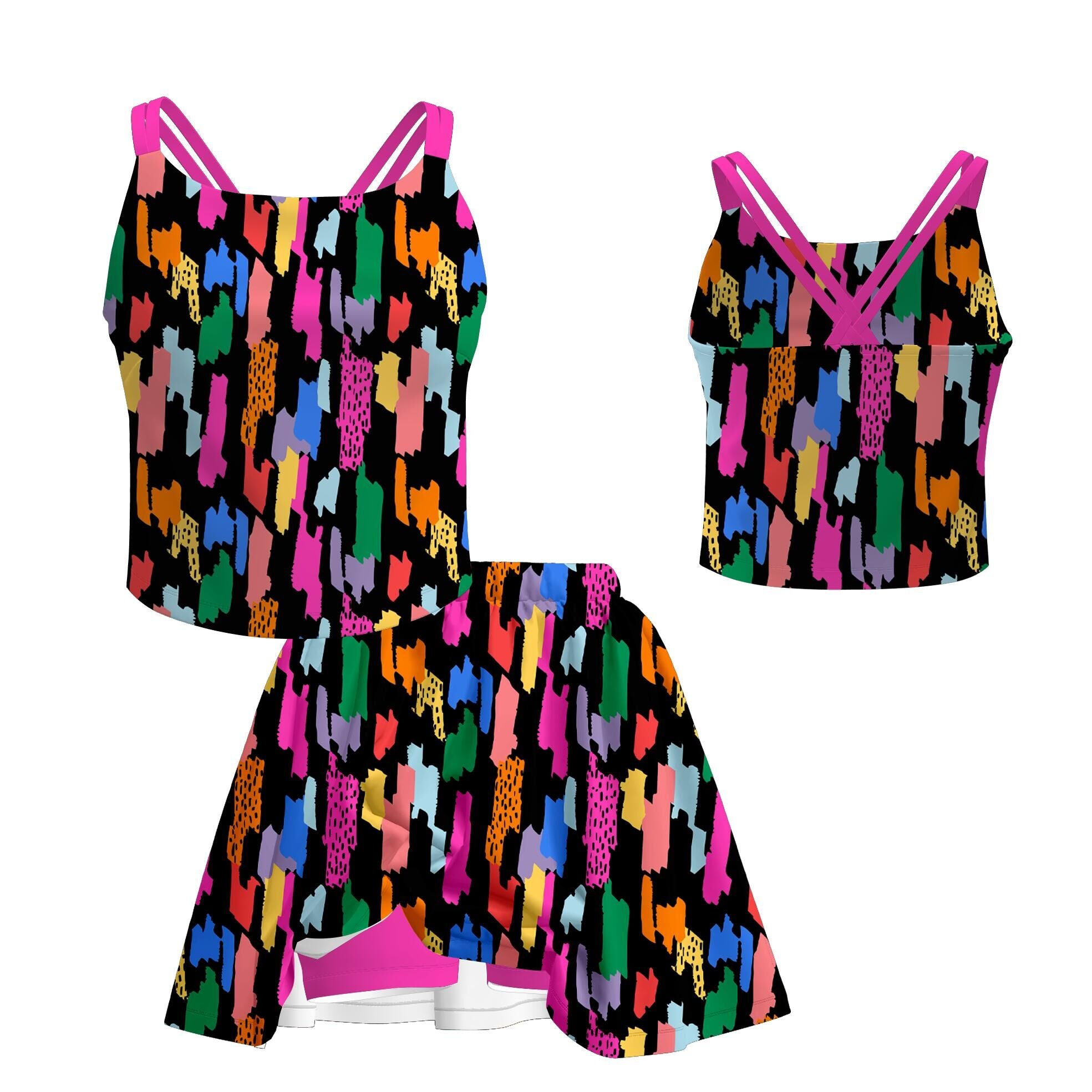 （Pre Order）Family Spring&Summer Print Skort Set