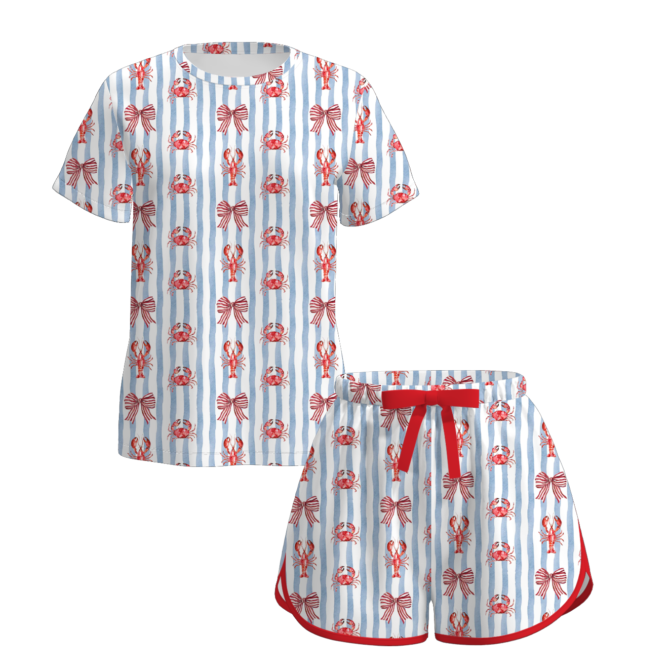 （Pre Order）Mommy and Me Spring&Summer Print Shorts Set