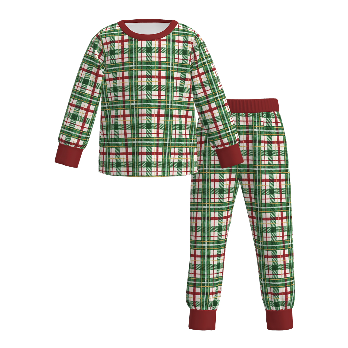 （Pre Order）Boys Christmas Santa Claus Print Pajamas