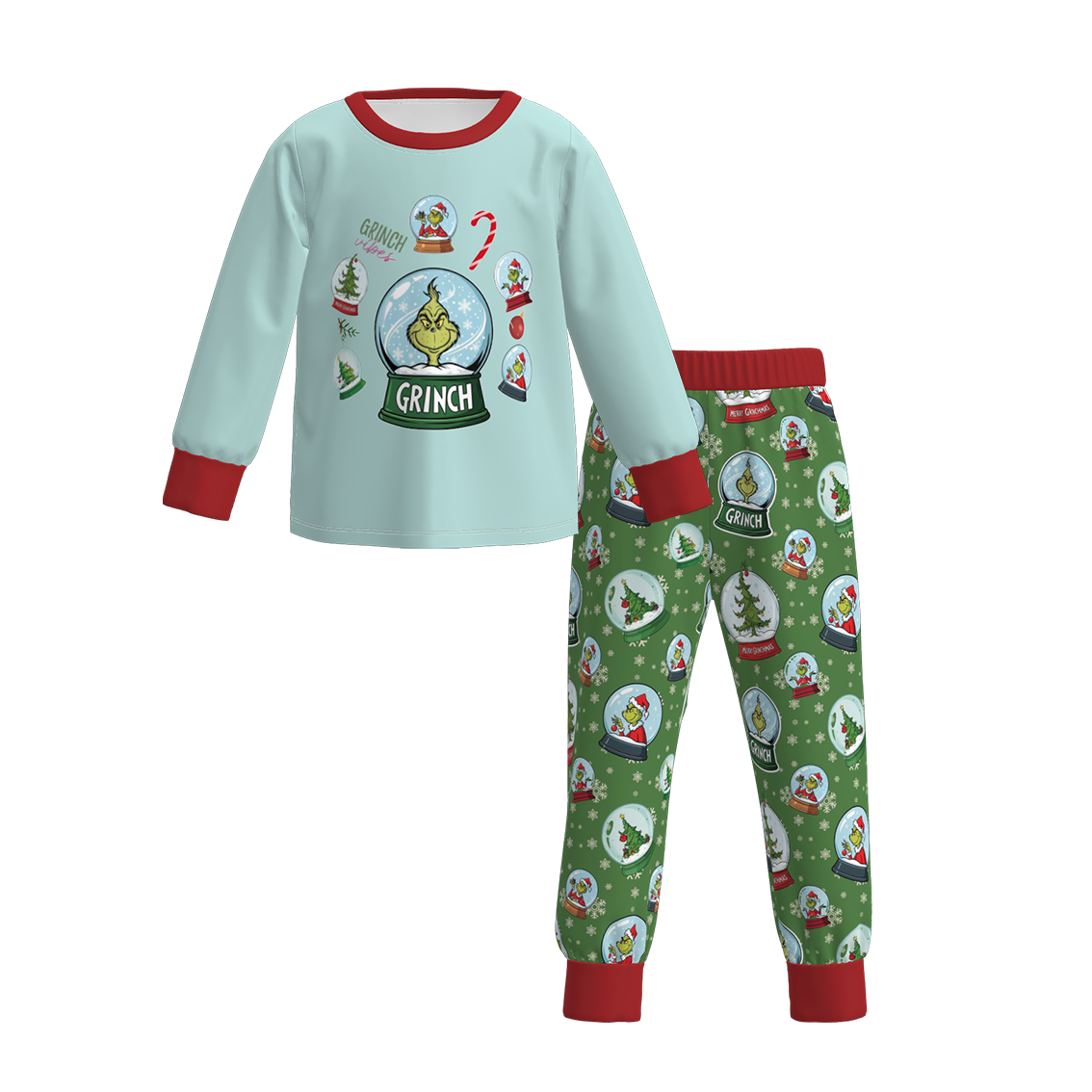 （Pre Order）Family Christmas Cartoon Print Pajamas