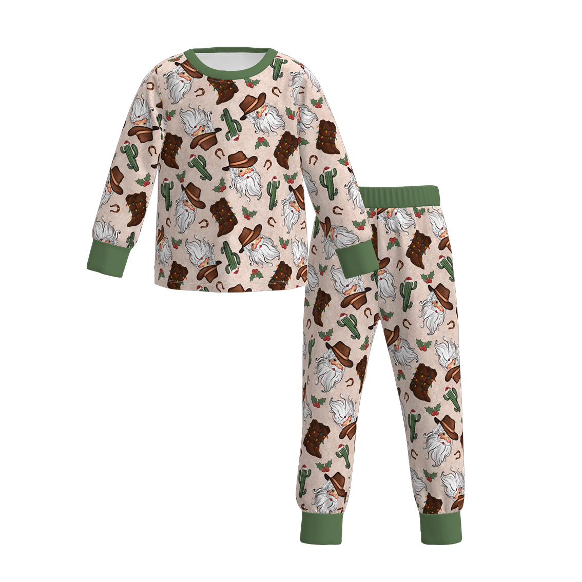 （Pre Order）Family Christmas Cartoon Print Pajamas