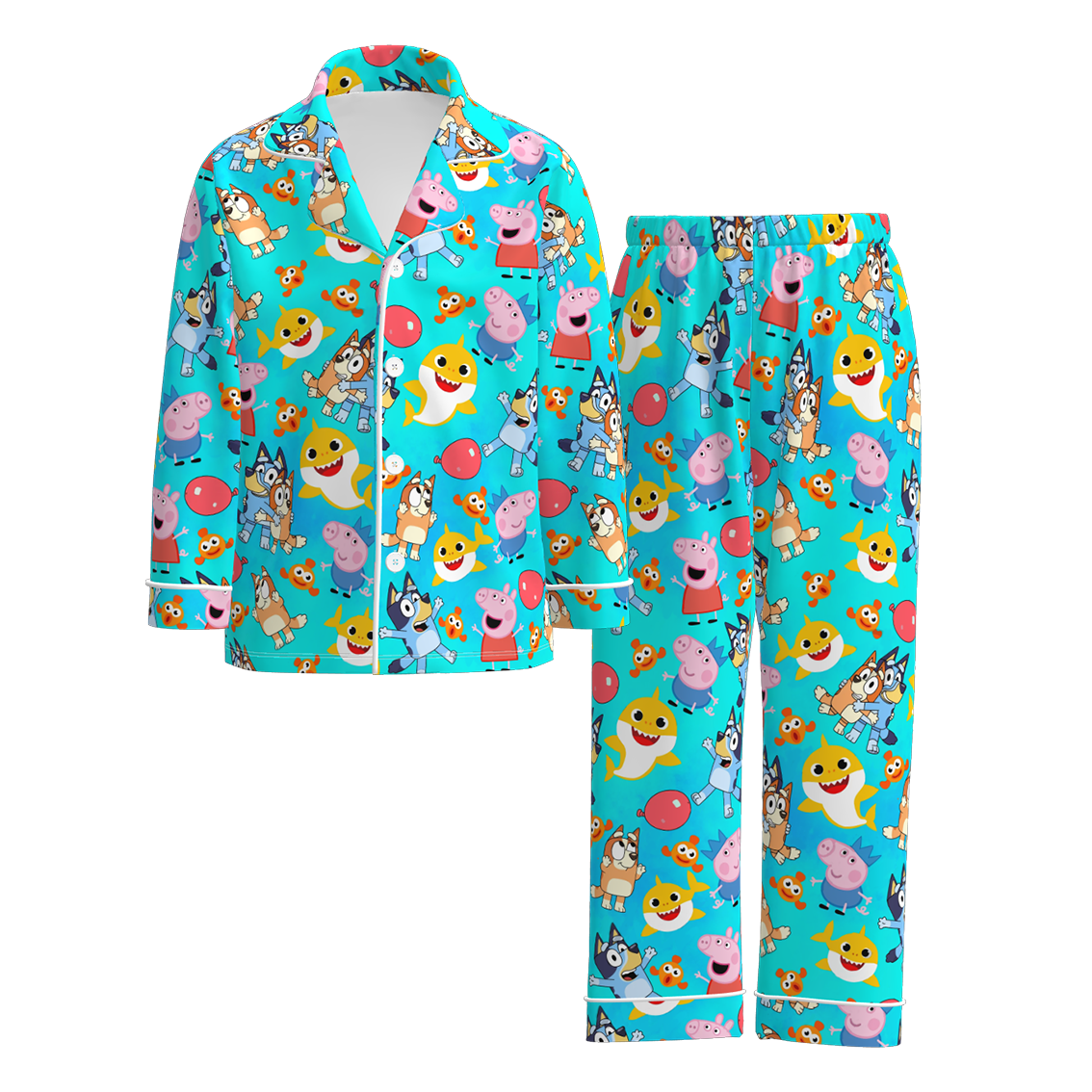 （Pre Order）Boys Fall&Winter Print Pajamas