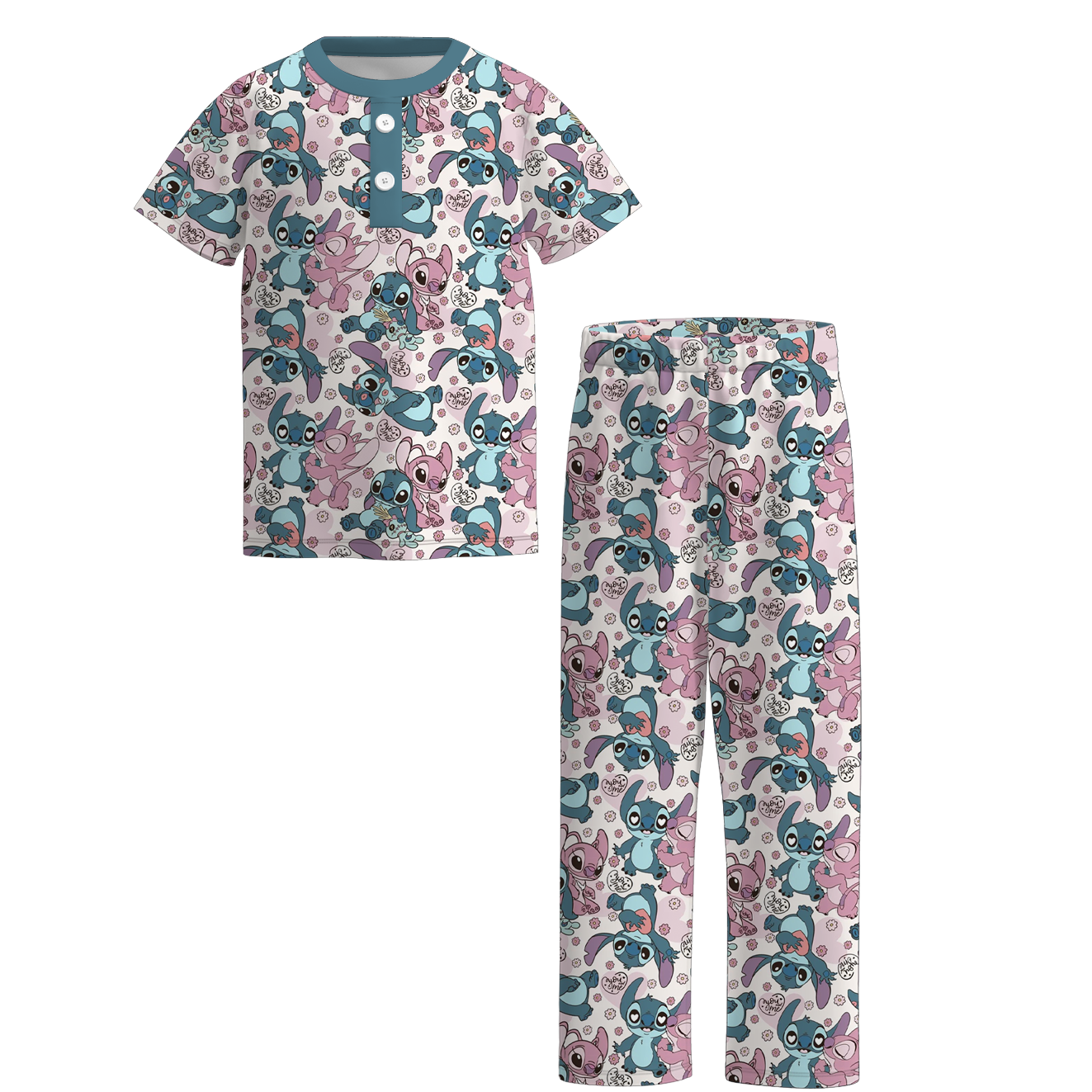 （Pre Order）Boys Valentine's Day Print Pajamas