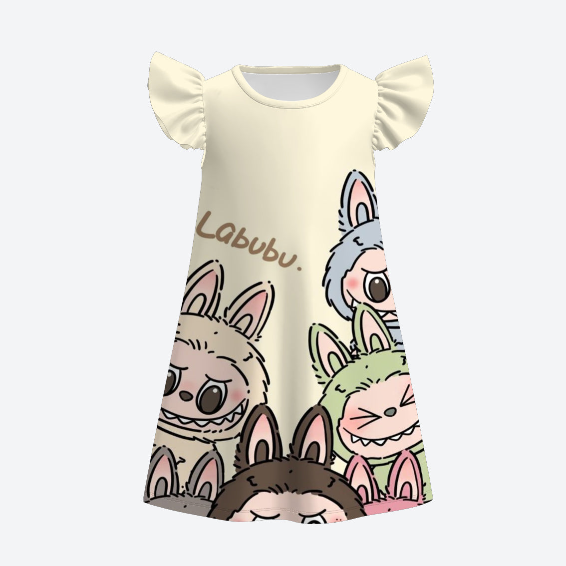 （Pre Order）Girls Spring and Summer Cartoon Print Pajamas
