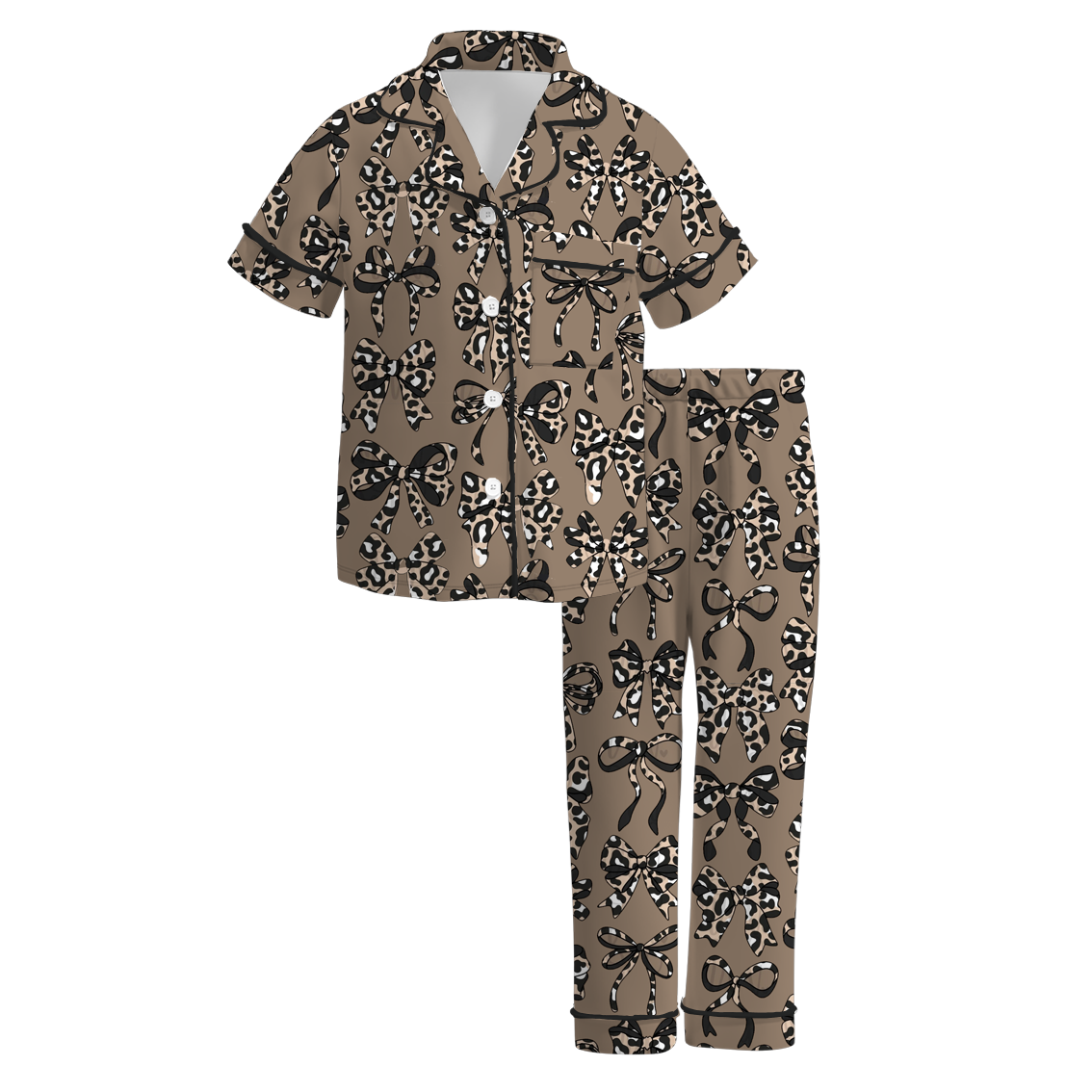 （Pre Order）Sisters Summer Bow Print Dress,Set,Pajamas＆Romper