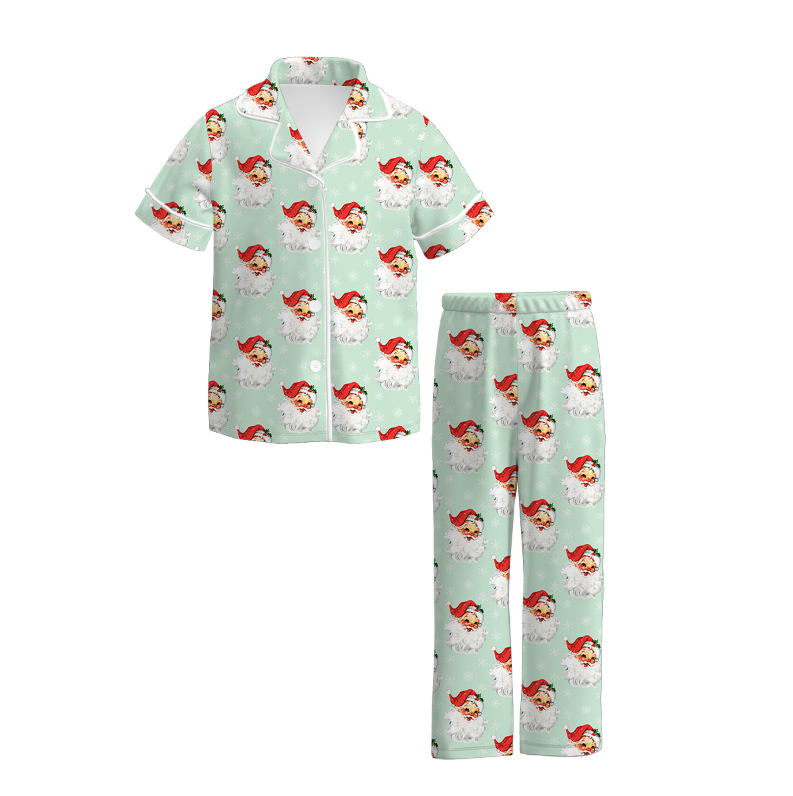 （Pre Order）Family Christmas Santa Claus Print Pajamas