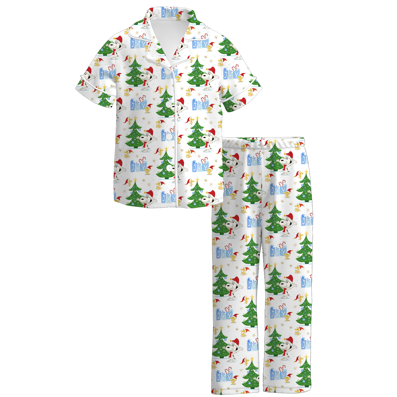 （Pre Order）Family Christmas Cartoon Print Dress,Set＆Pants
