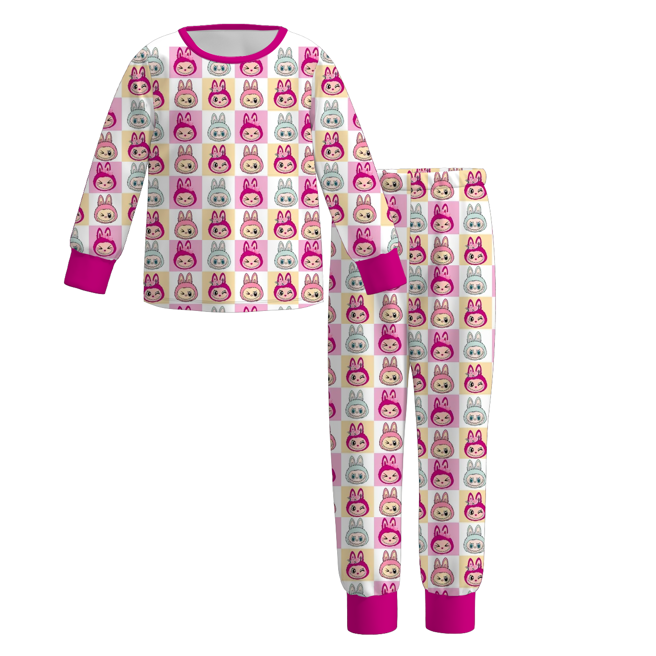 （Pre Order）Girls Christmas LBB Print Pajamas