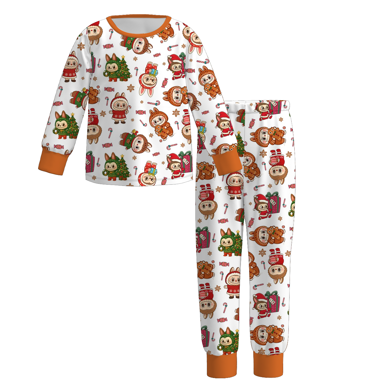 （Pre Order）Girls Christmas LBB Print Pajamas