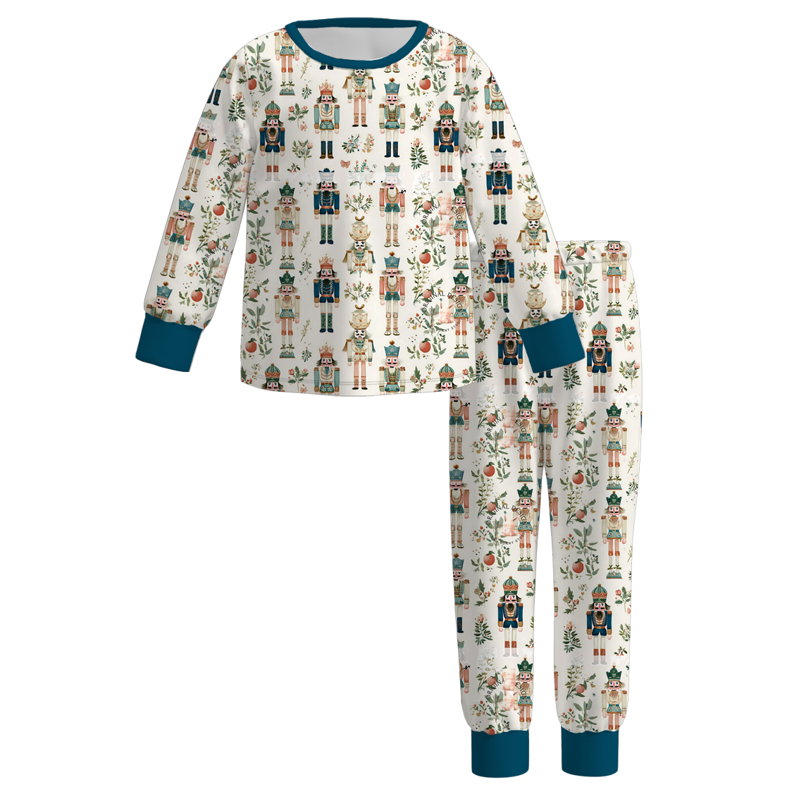 （Pre Order）Girls Christmas Print Pajamas