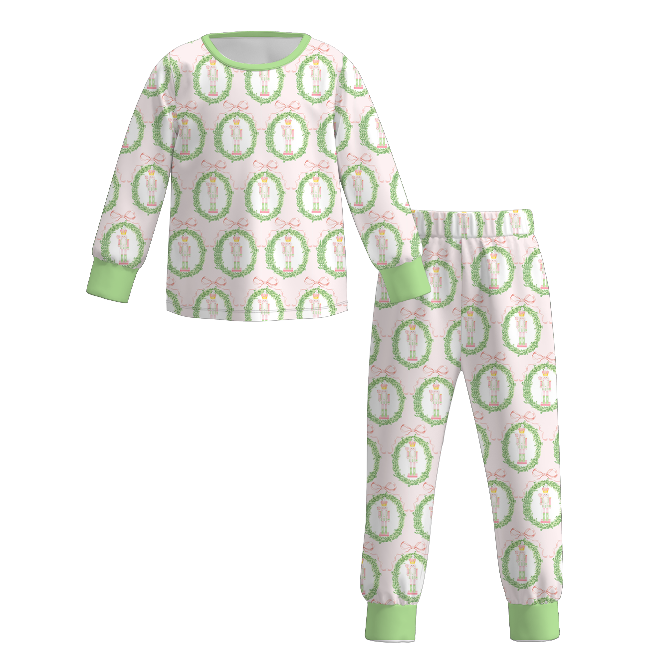 （Pre Order）Sisters Christmas Print Top&Romper