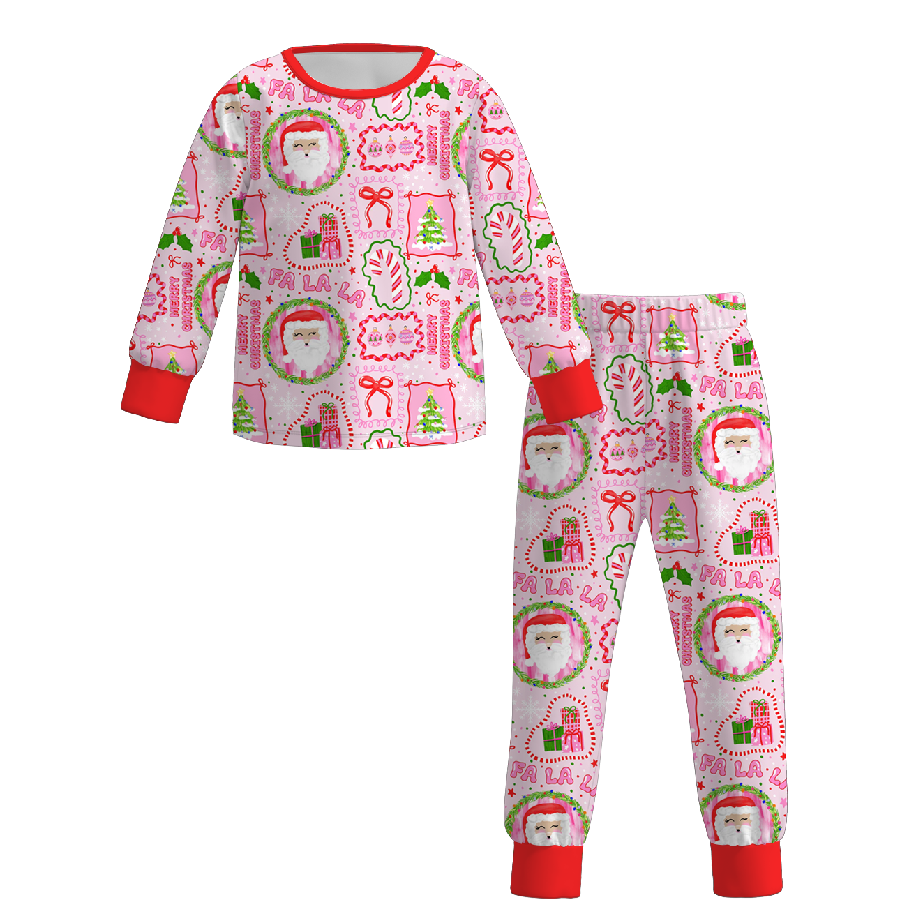 （Pre Order）Sisters Christmas Print Top&Romper