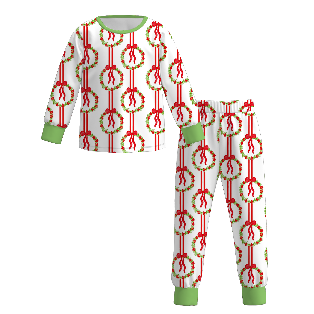 （Pre Order）Sisters Christmas Print Top&Romper
