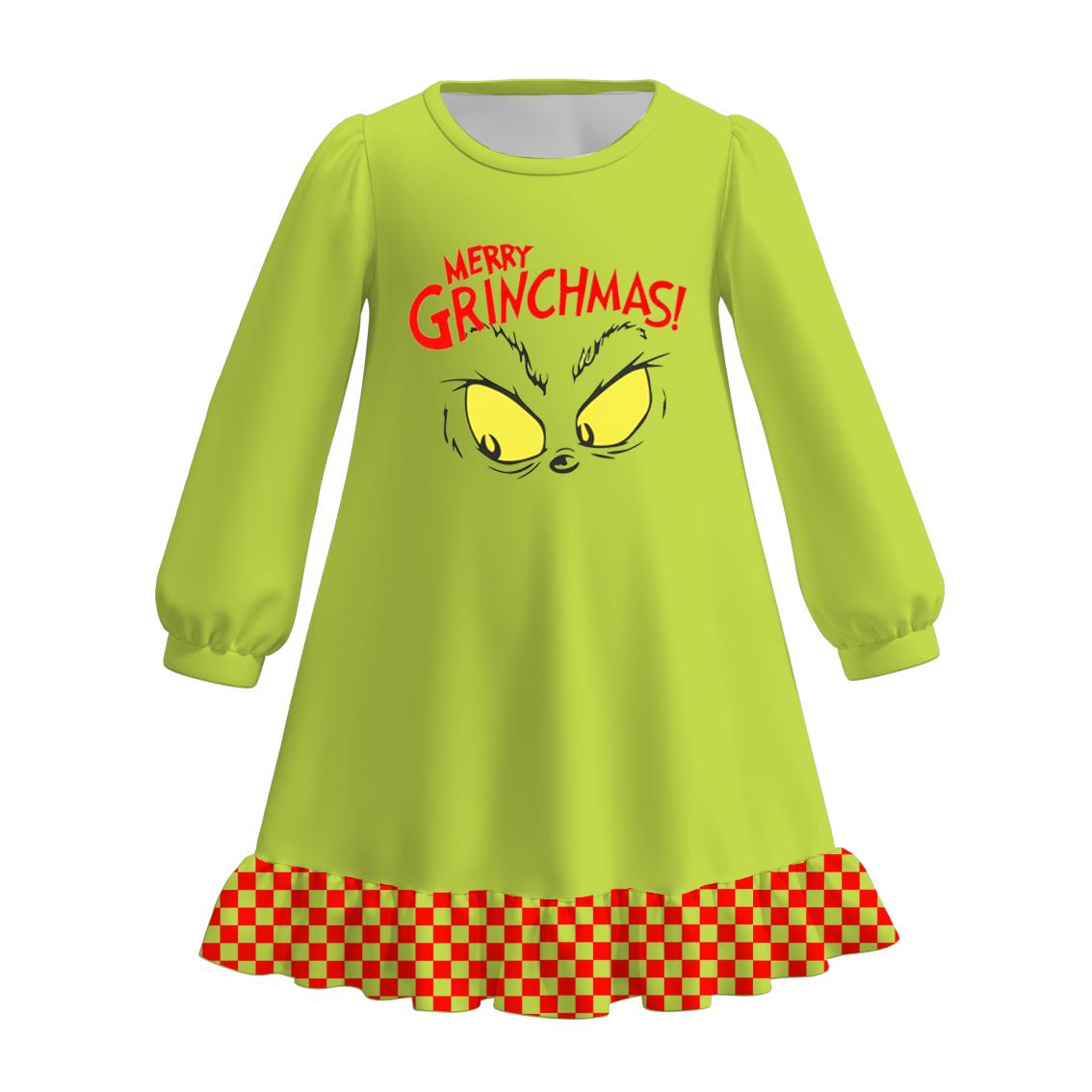 （Pre Order）Family Christmas Cartoon Print Pajamas&Romper