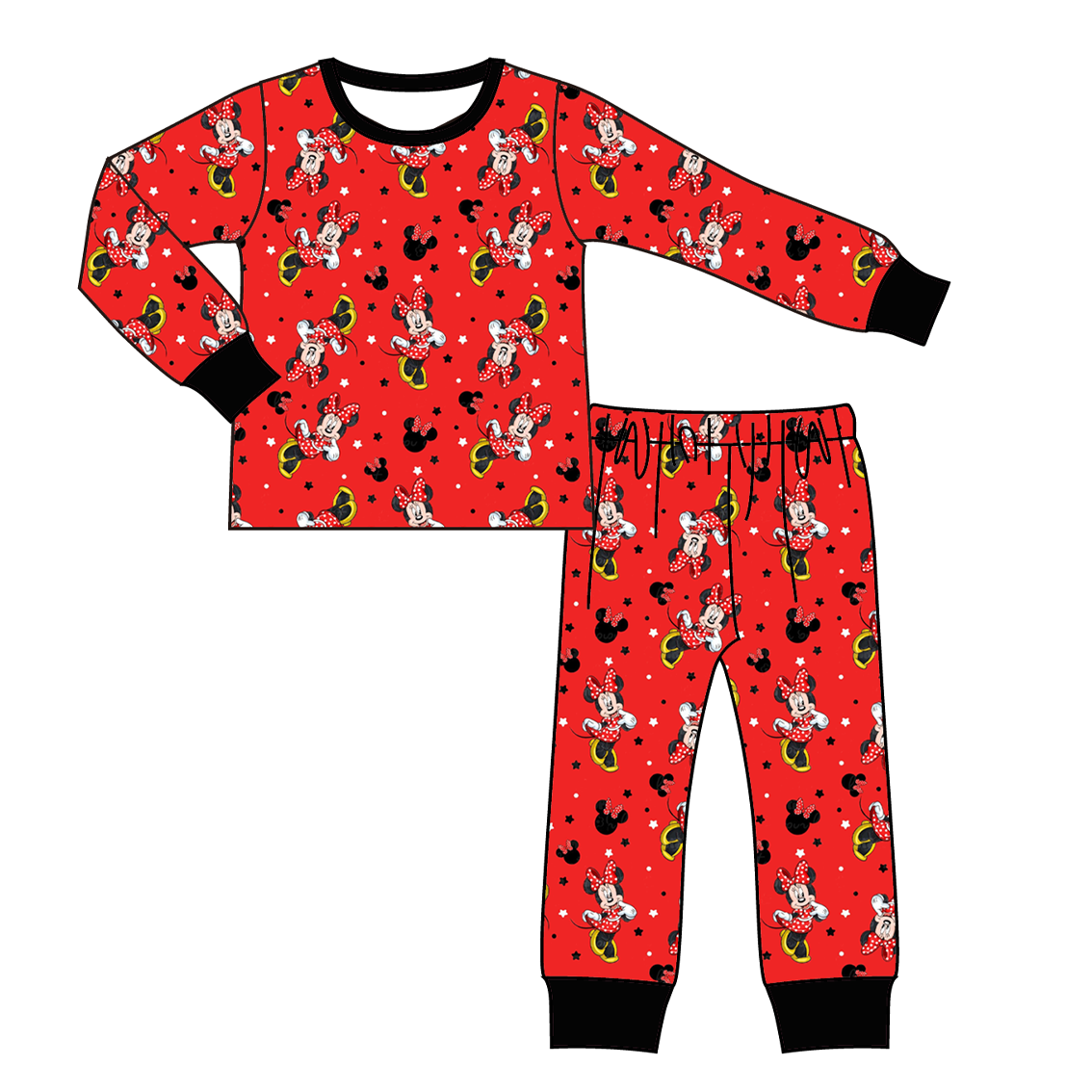 （Pre Order）Family Christmas Cartoon Dress,Set,Pants＆Romper