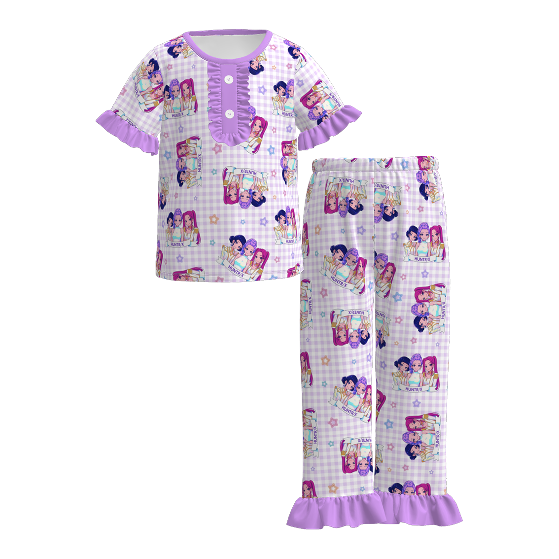 （Pre Order）Girls Movie Character Print Pajamas
