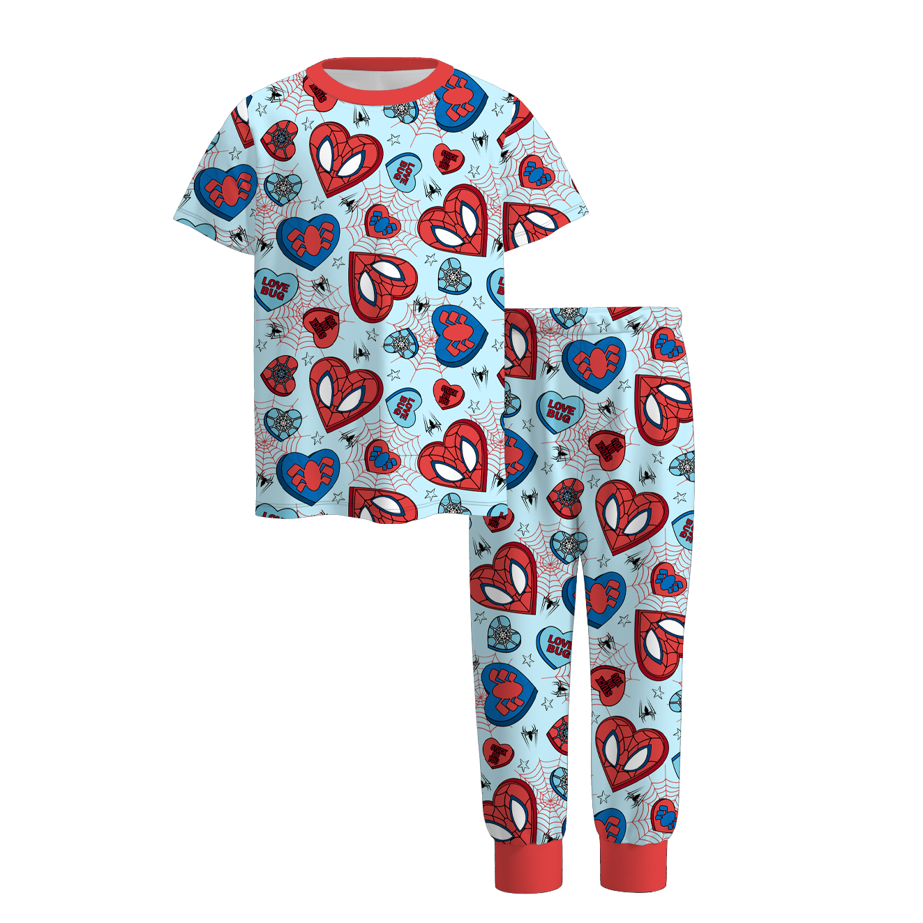 （Pre Order）Siblings Valentine's Day Print Pajamas&Top