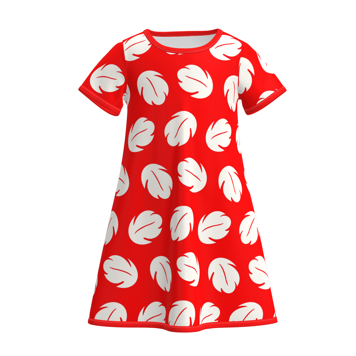 （Pre Order）Girls Spring&Summer Cartoon Print Pajamas Dress