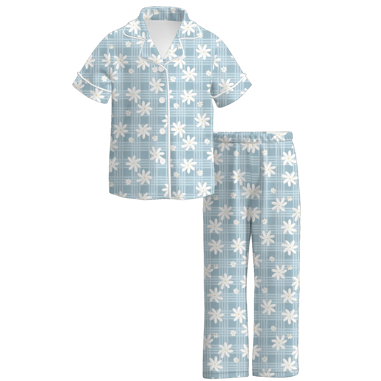 （Pre Order+Prepack Zone）Sisters Fall Daisy Print Dress,Set,Pants&Romper