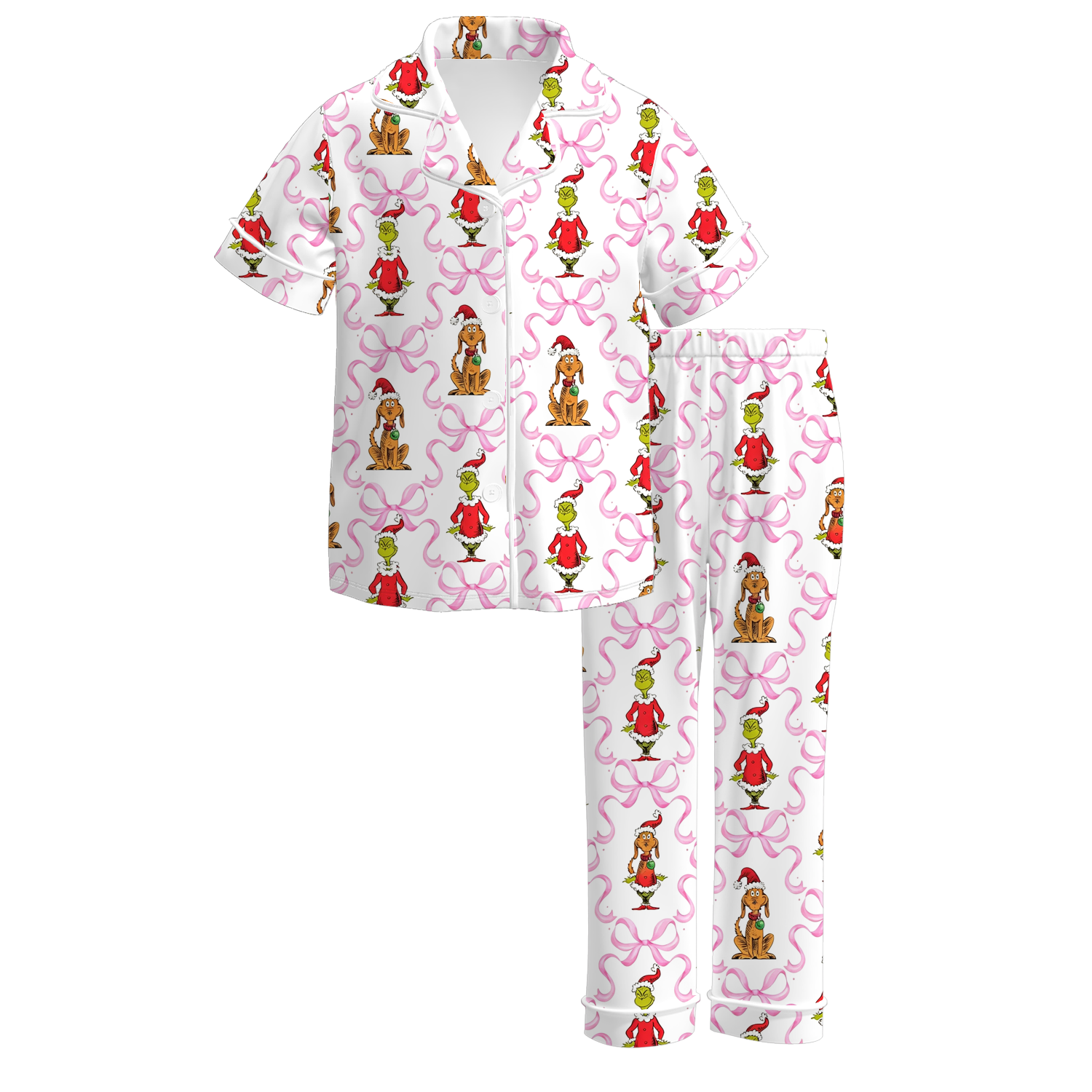 （Pre Order）Sisters Christmas Print Dress&Pajamas