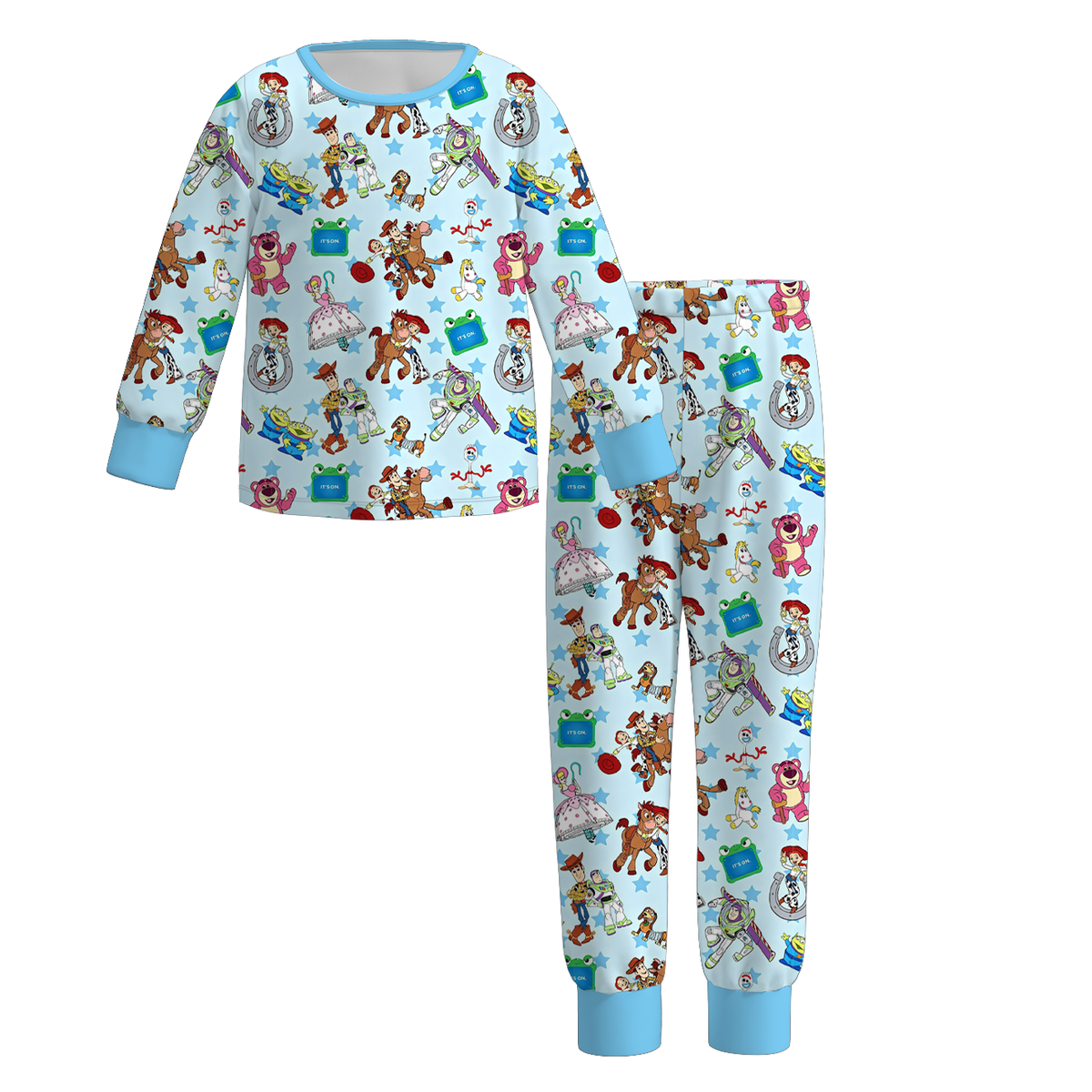（Weekly Pre-Order）Siblings Cartoon Toy Print Dress,Pajamas&Top（Ends 10.6）