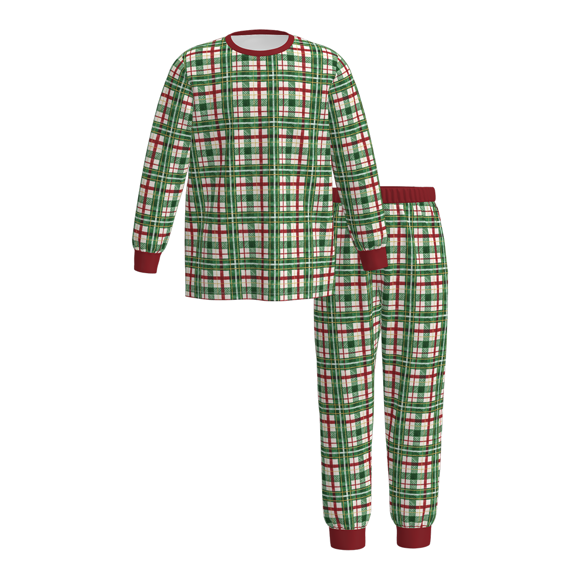 （Pre Order）Adults Christmas Cartoon Print Pajamas