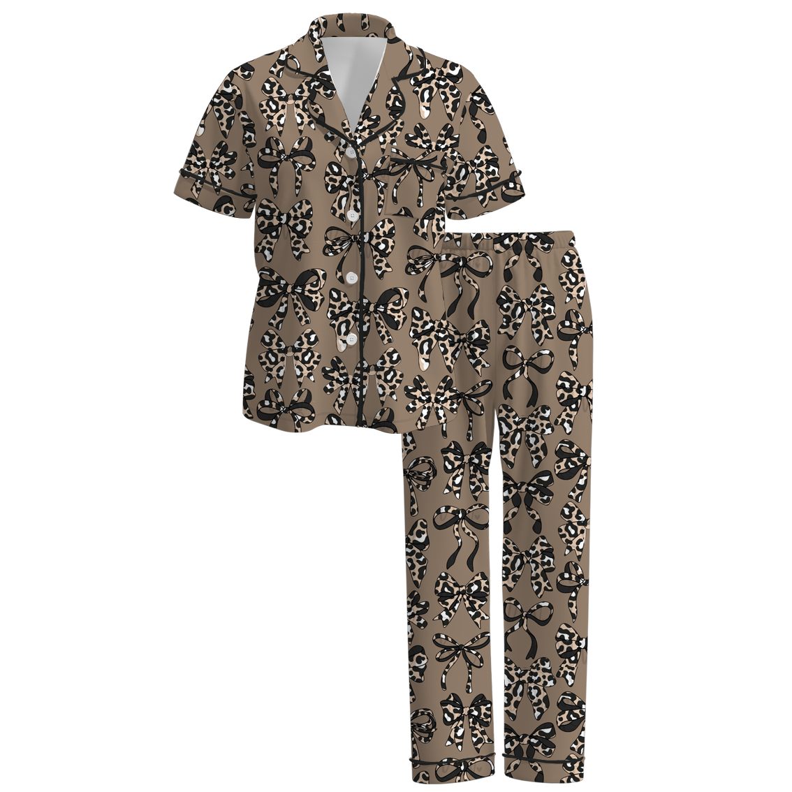 （Pre Order）Sisters Summer Bow Print Dress,Set,Pajamas＆Romper