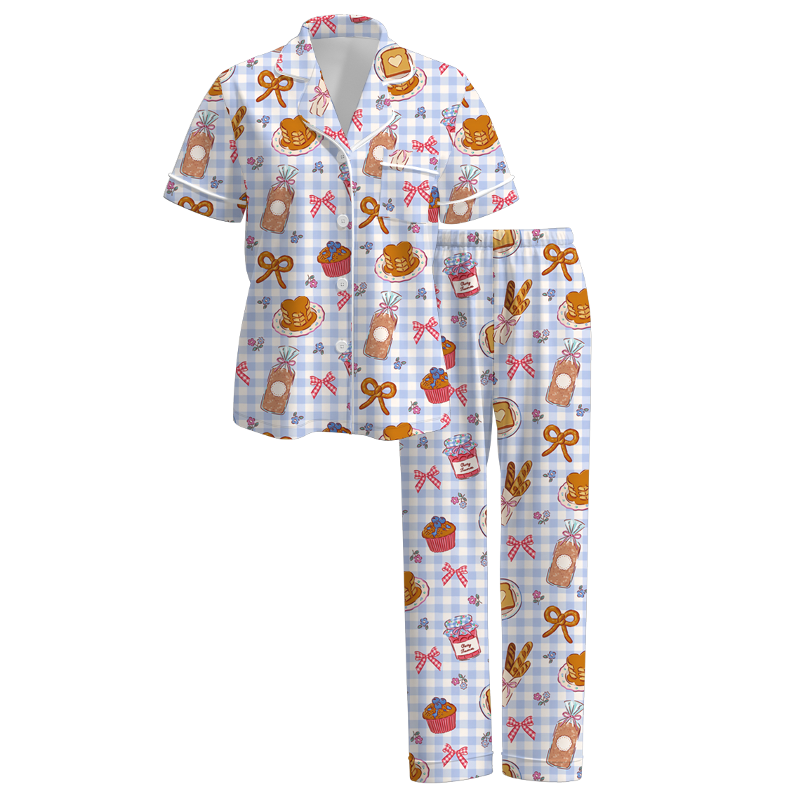 （Pre Order）Family Summer Dessert Print Dress＆Pajamas