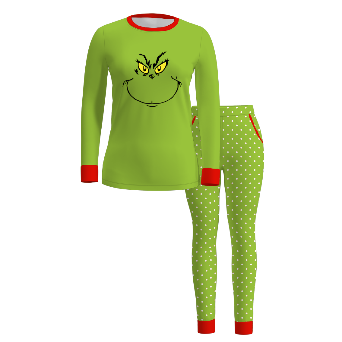 （Pre Order）Family Christmas Cartoon Print Pajamas