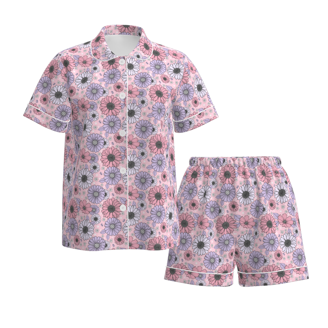 （Pre Order）Mommy and Me Valentine's Day Print Pajamas