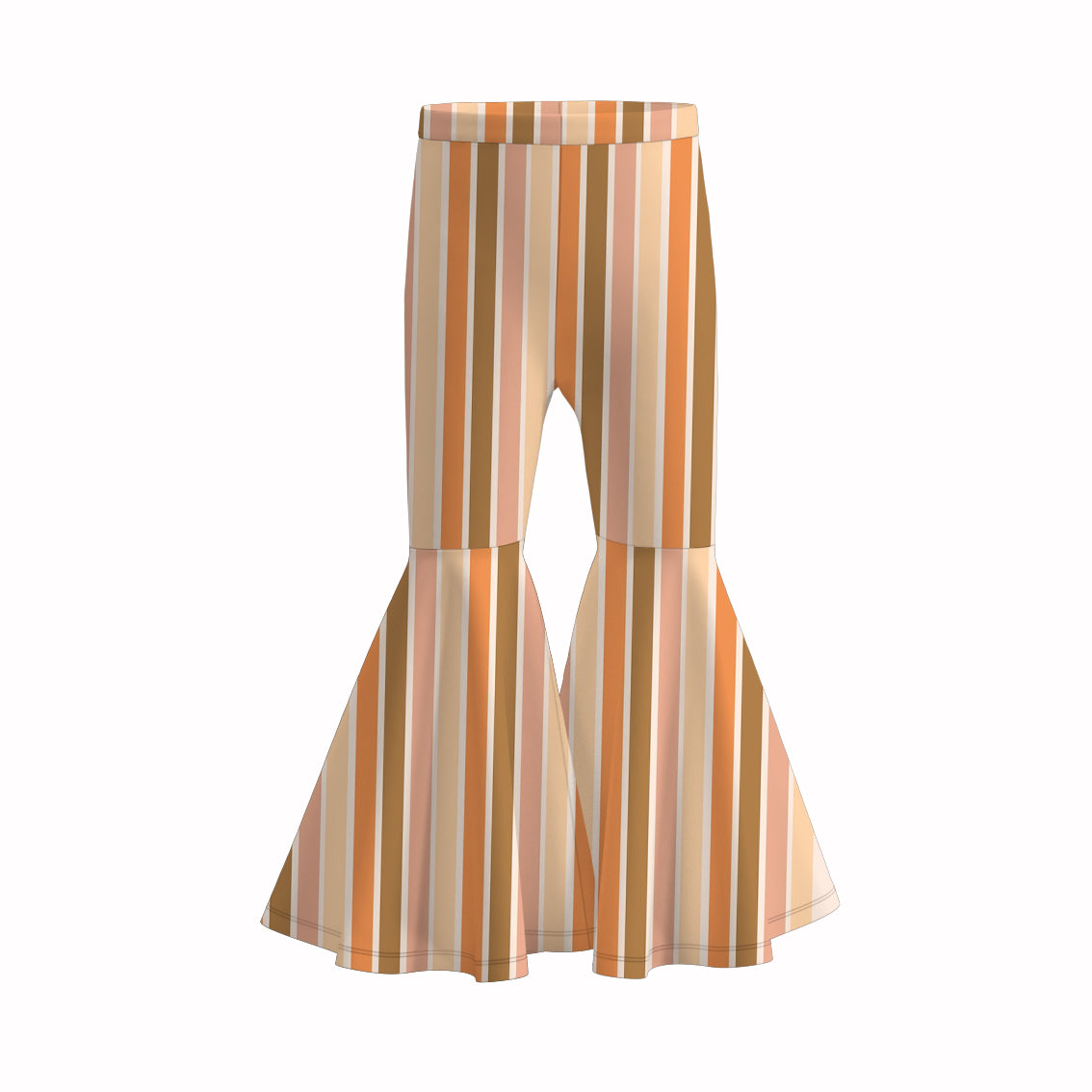 （Pre Order）Girls Summer Rainbow Print Bell Pants