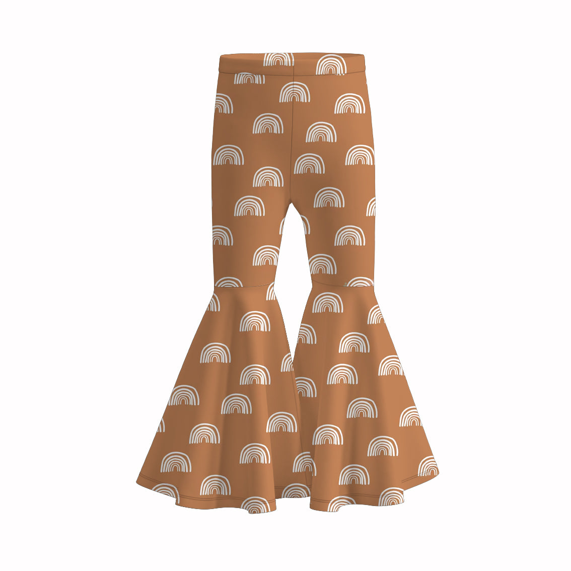 （Pre Order）Girls Summer Rainbow Print Bell Pants