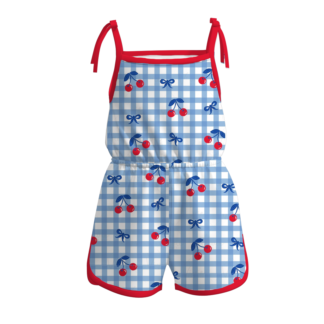 （Pre Order）Girls Spring and Summer Cartoon Print Jumpsuit