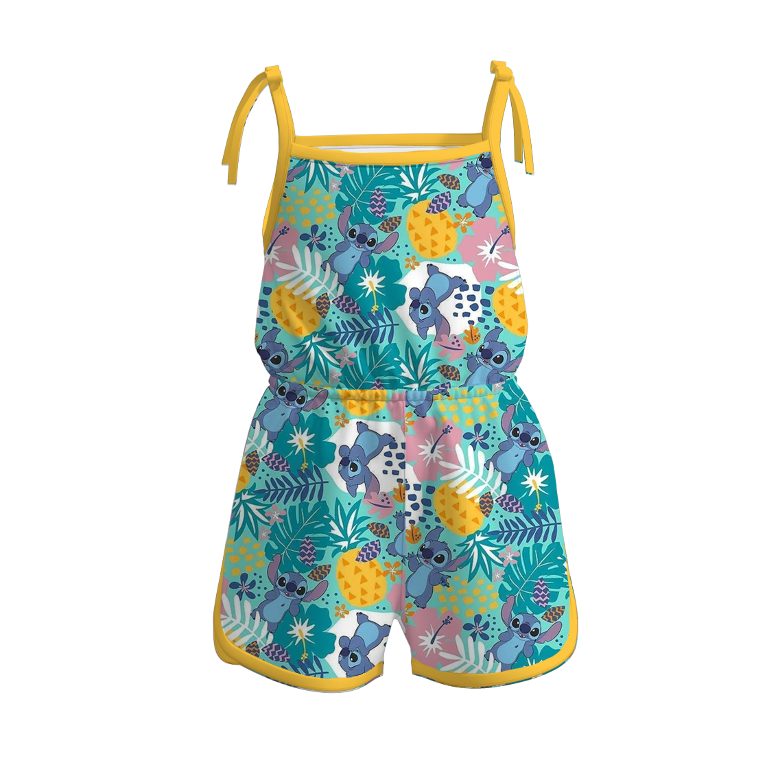 （Pre Order）Girls Spring and Summer Cartoon Print Jumpsuit