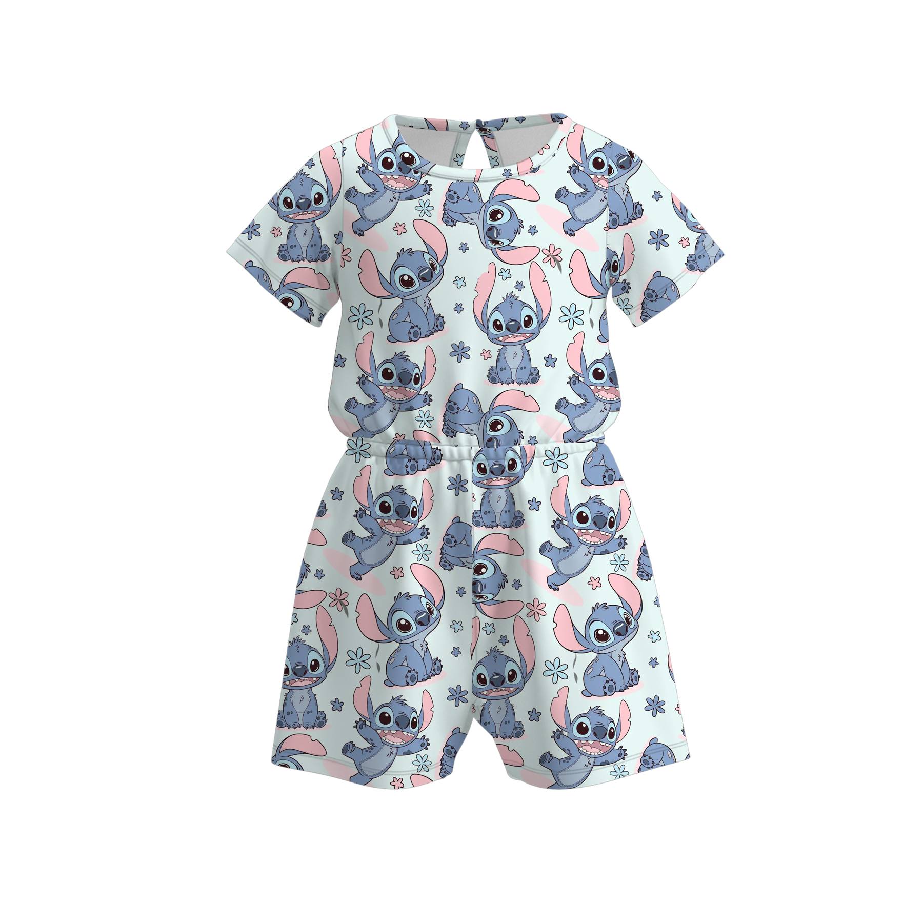 （Pre Order）Girls Spring and Summer Cartoon Print Dress,Set,Jumpsuit＆Top